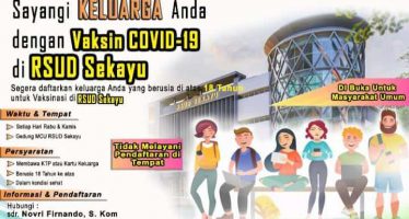 RSUD Sekayu Membuka Pendaftaran Vaksin Covid-19 Untuk Masyarakat Umum