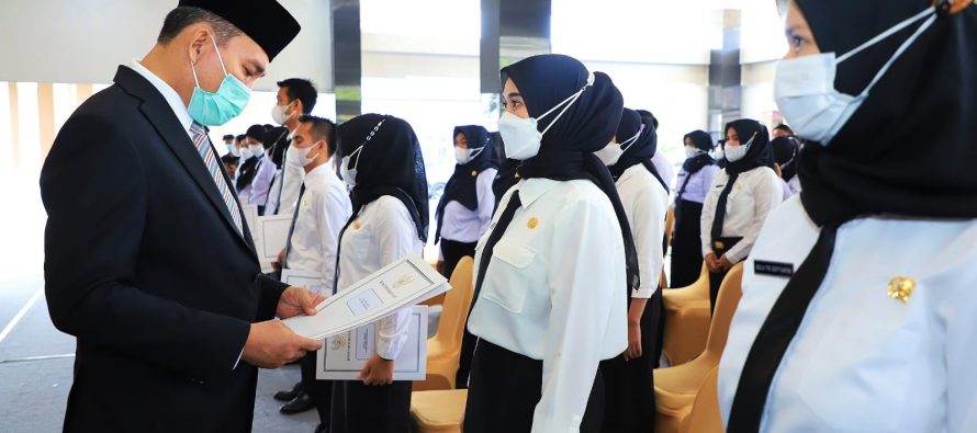 Plt Bupati Beni Lantik 47 PPPK Tenaga Kesehatan, 46 CPNS Formasi 2021